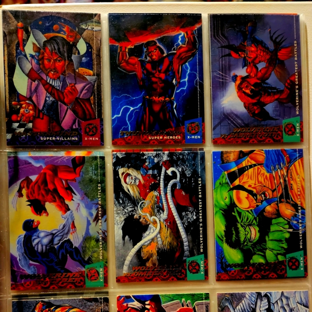 Rare 1994 Marvel 94 fleer ultra x-men trading cards